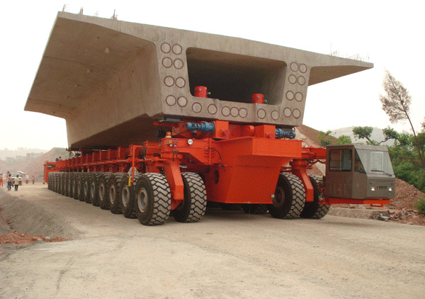 龍派輪胎式運(yùn)梁車(chē)